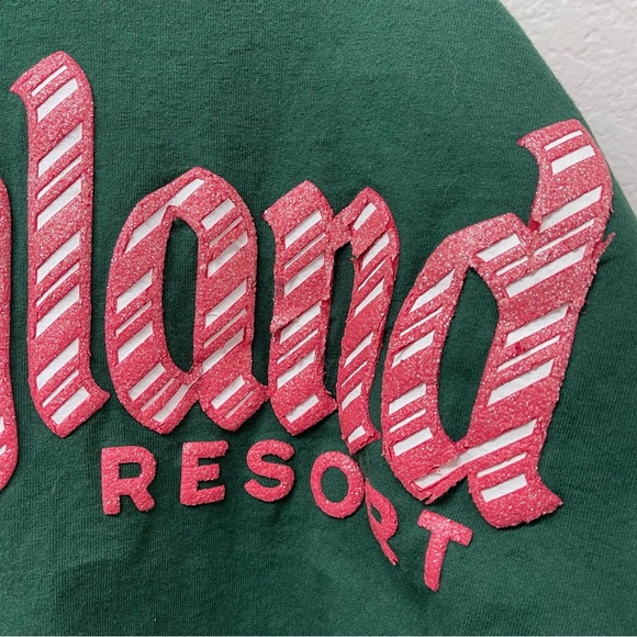 DISNEYLAND PARKS Dark Green Candy Cane Plaid Holiday  Christmas Spirit Jersey!❄️ - Picture 8 of 8